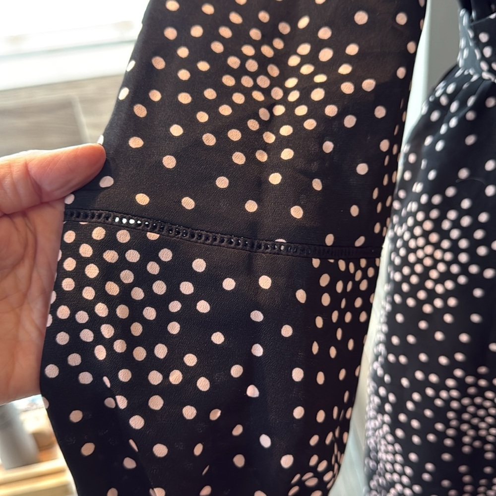 Kate Spade Women's Confetti Wrap‎ Dress Black Size 4 - Picture 6 of 11